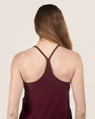 Heather Burgundy Cloud Essential Spaghetti Strap Slip Dress