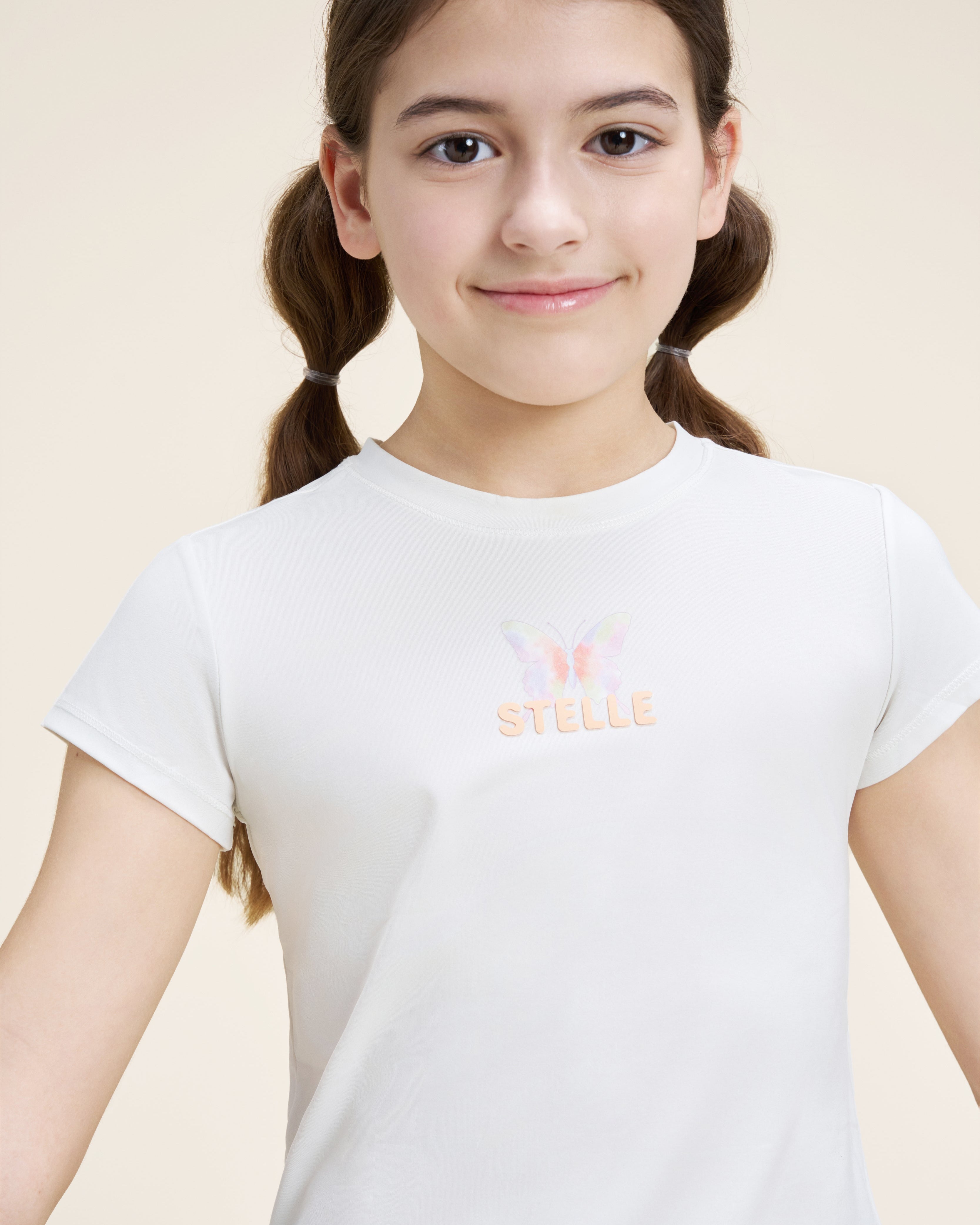 White Kids Quick-Dry T-Shirt