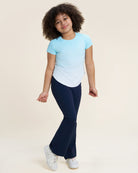 Blue Kids Ombre Athletic T-Shirt