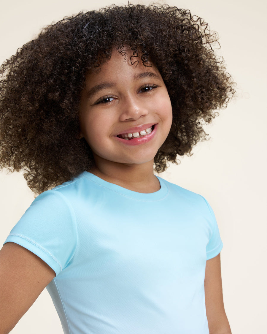 Blue Kids Ombre Athletic T-Shirt