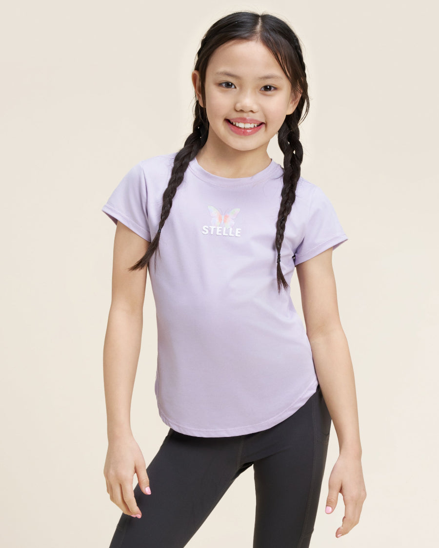 Lavender Kids Quick-Dry T-Shirt