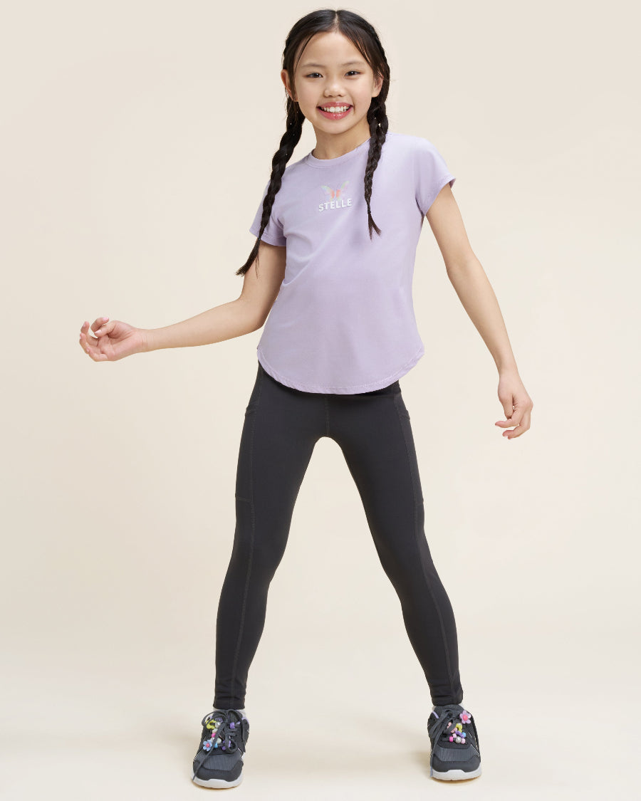 Lavender Kids Quick-Dry T-Shirt