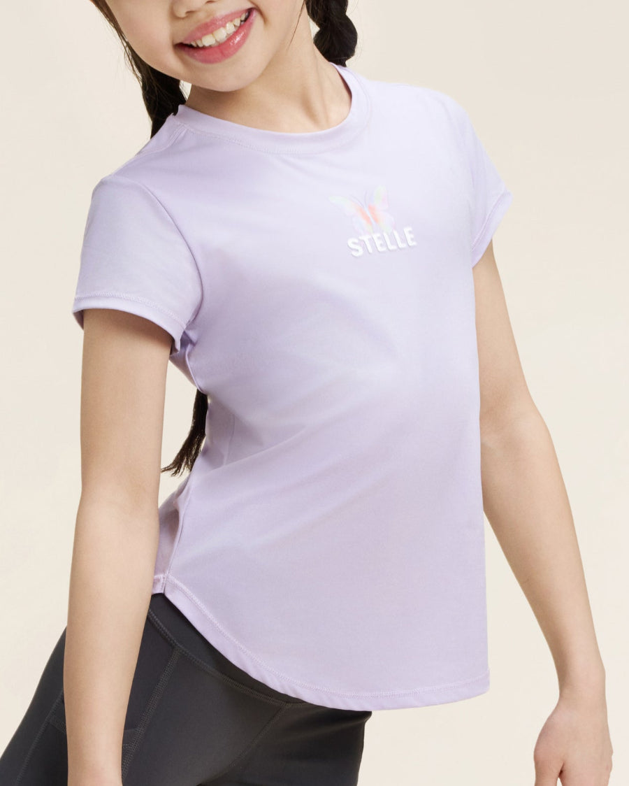 Lavender Kids Quick-Dry T-Shirt