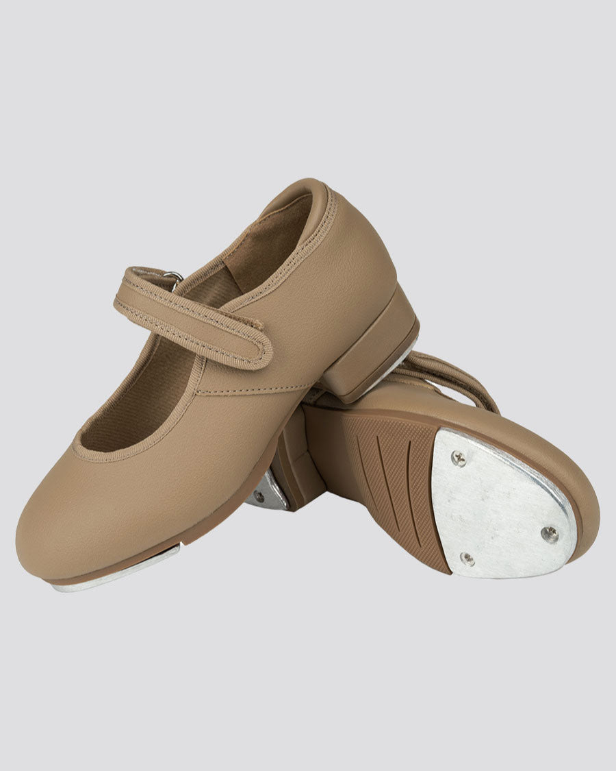 Tan Kids Tap Shoes