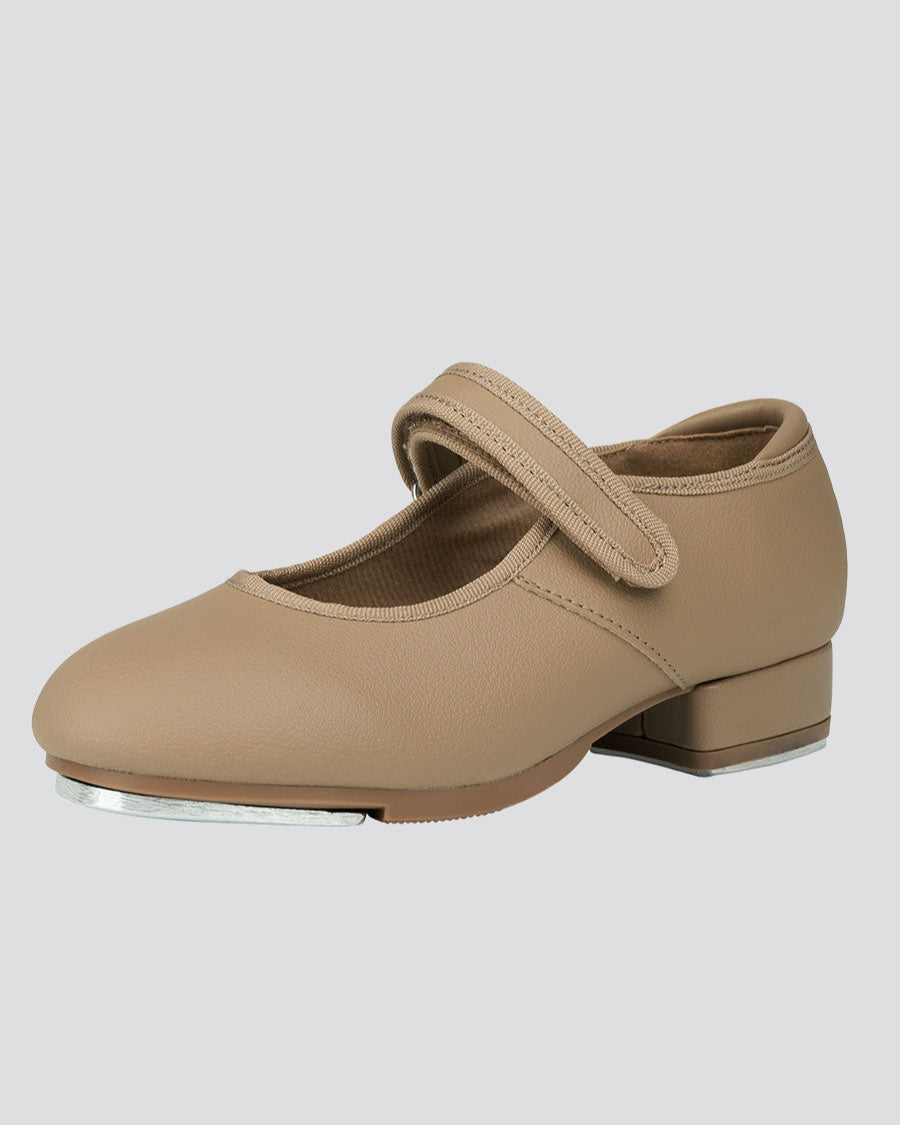 Tan Kids Tap Shoes