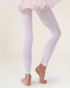 White Girls Ultra Soft Footless Ballet Tights
