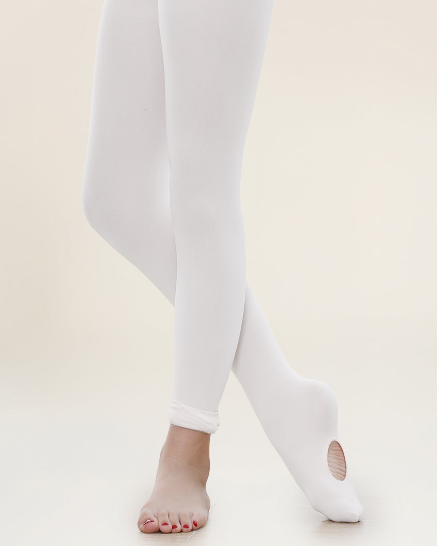 White Girls Ultra Soft Convertible Tights