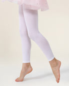 White Girls Ultra Soft Footless Ballet Tights