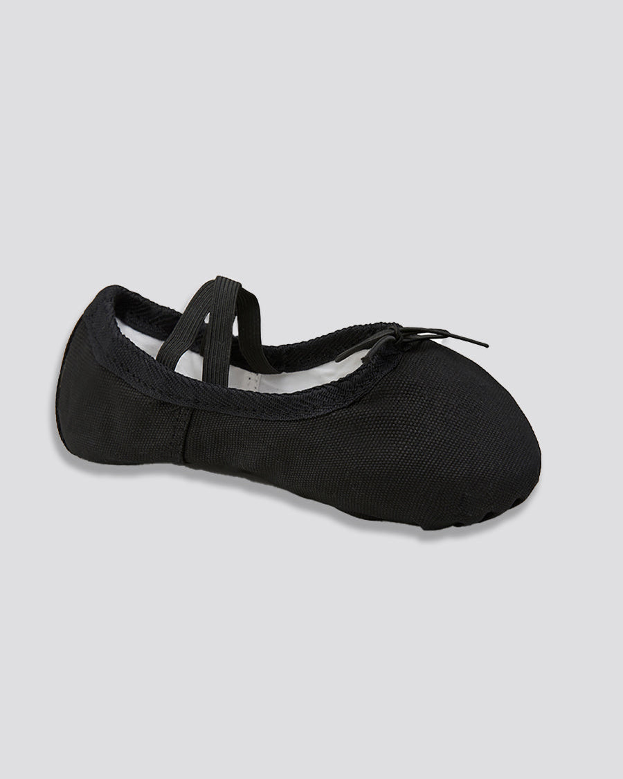 Black Women Classic Canvas Ballet Shoes