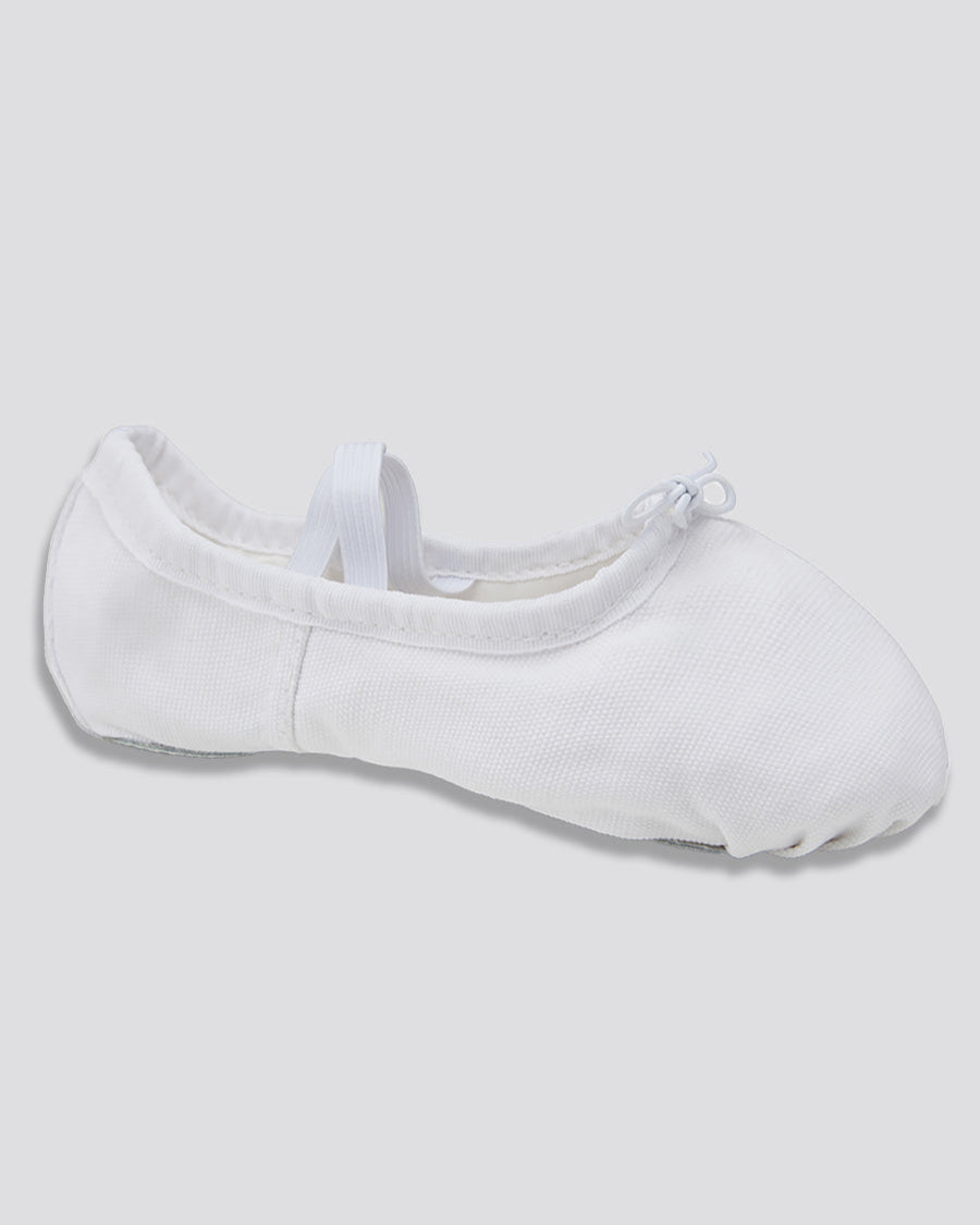 White Women Classic Canvas Ballet Shoes