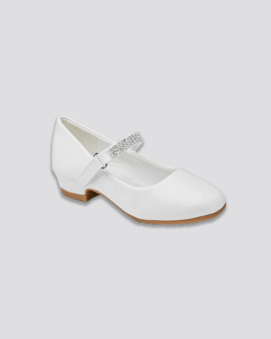 White Girls Mary Jane Dress Shoes