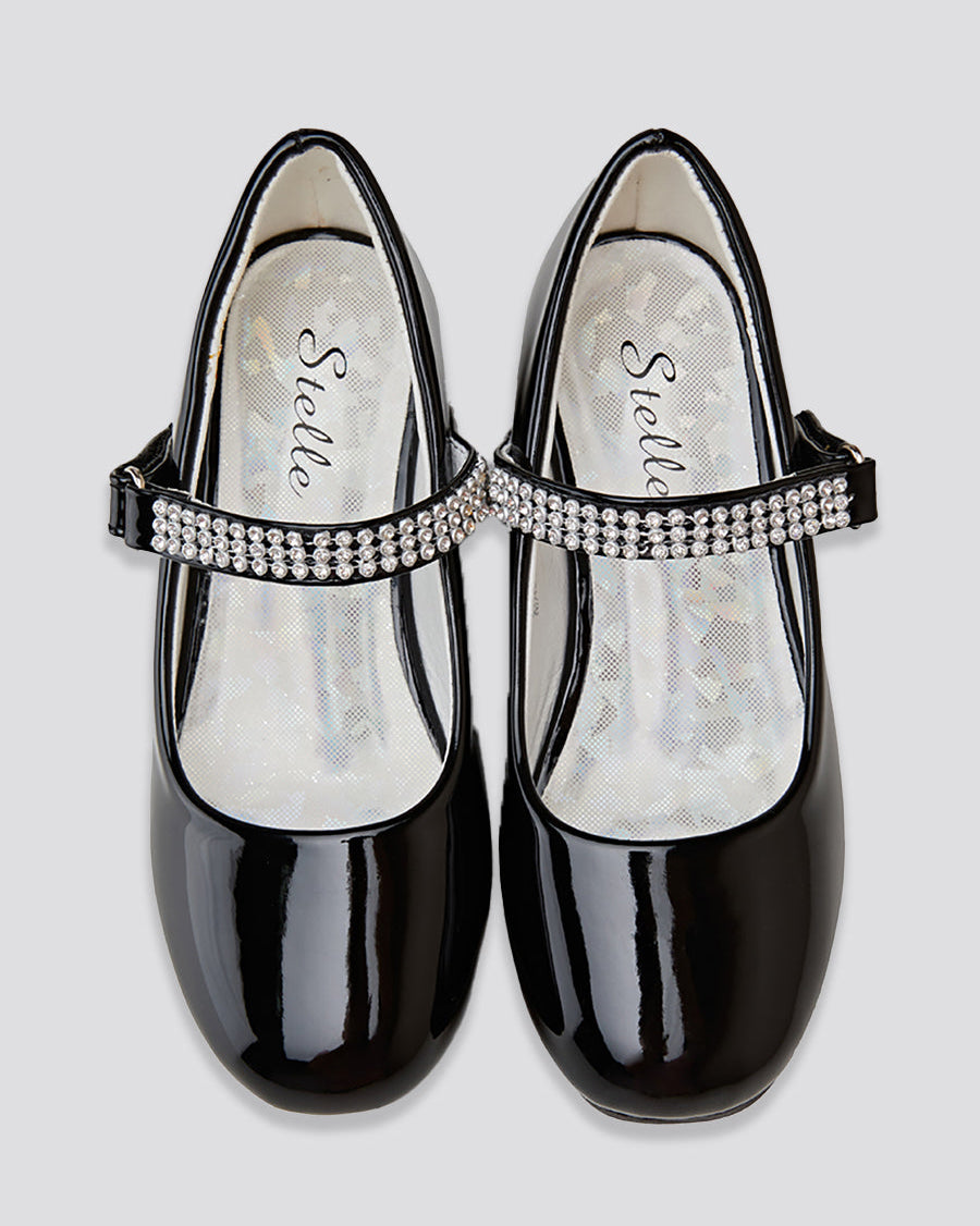 Black Girls Mary Jane Dress Shoes