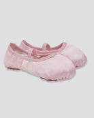 Pink Kids Satin Ballet Shoes with Ribbon