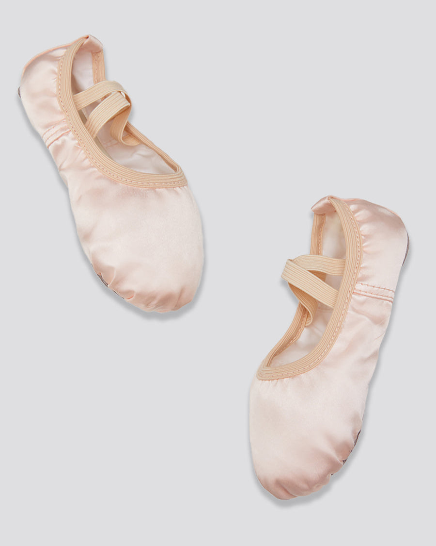 Ballet Pink Kids Satin Ballet Shoes