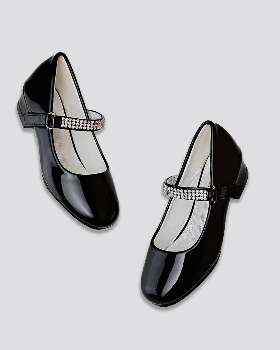 Black Girls Mary Jane Dress Shoes