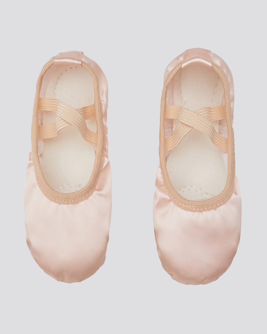 Ballet Pink Kids Satin Ballet Shoes