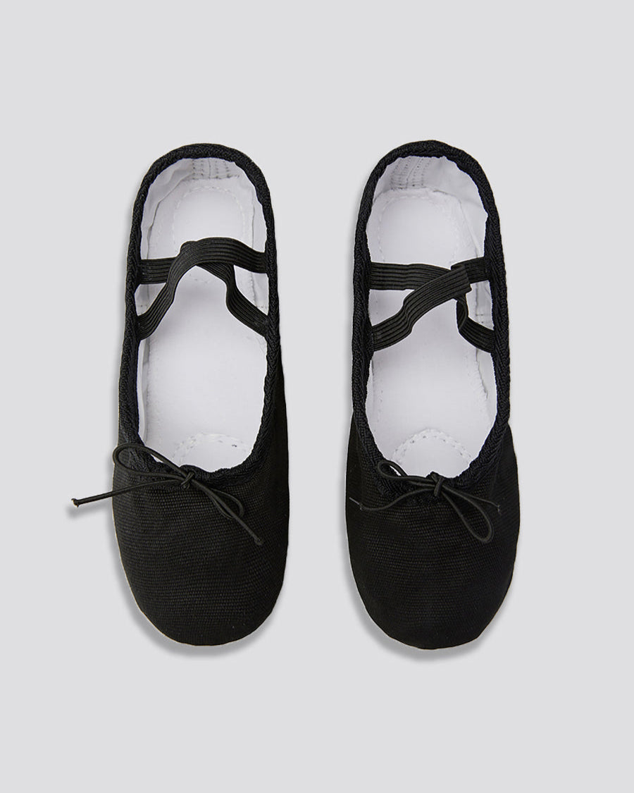 Black Women Classic Canvas Ballet Shoes
