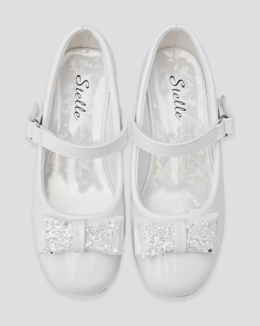 White Girls Mary Jane Shoes Bow-Knot School Flat