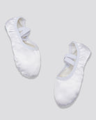 White Kids Satin Ballet Shoes