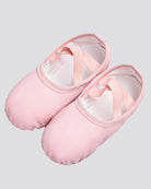 Pink Kids PU Full Leather Ballet Shoes (Full Sole)