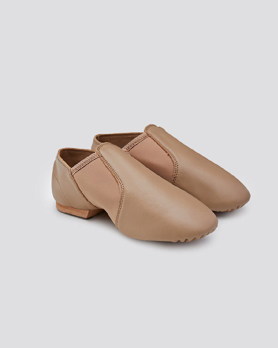 Tan Adult Leather Jazz Shoes
