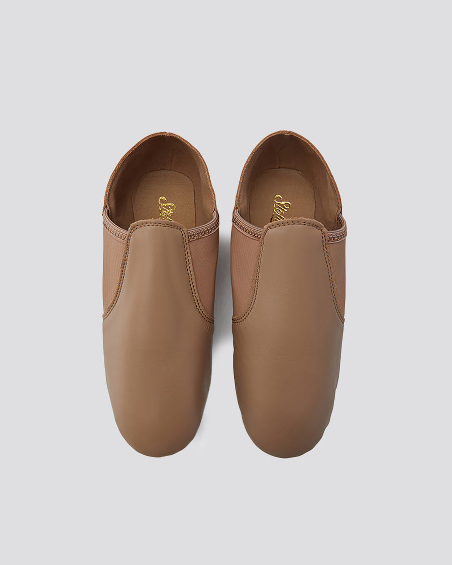 Tan Adult Leather Jazz Shoes