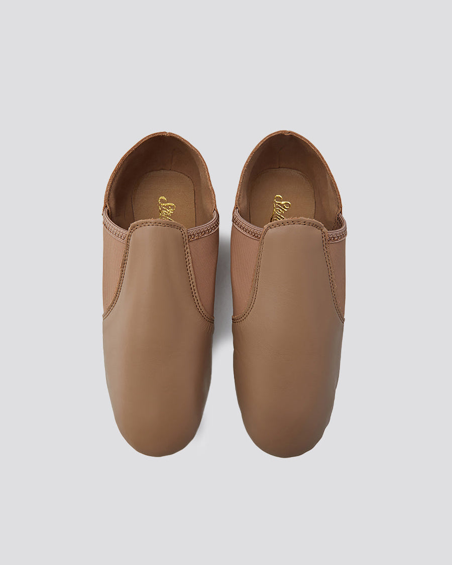 Tan Adult Leather Jazz Shoes