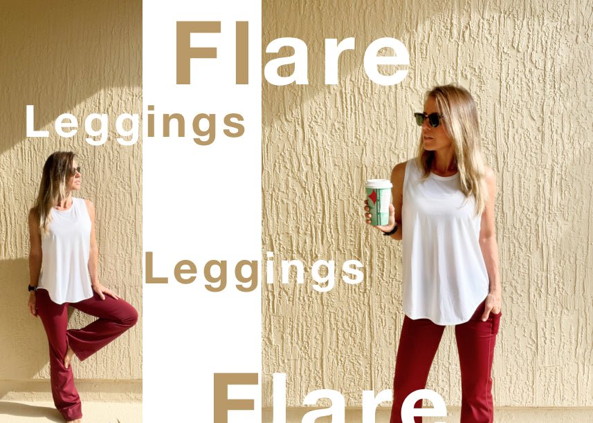 5 Tips for What to Wear with Flare Leggings - Stelle