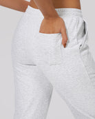 Ultra Light Grey Cotton Sweatpants Joggers