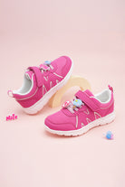 Kids Running Shoes Fuchsia Top view 