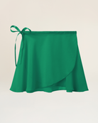 green  ballet wrap skirt