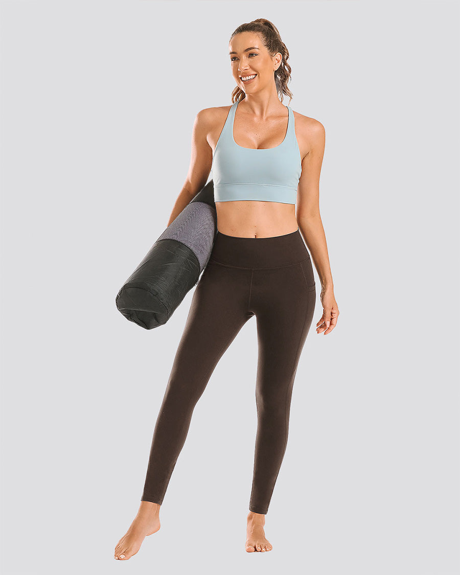 Coffee Women Yoga Pants - View 2