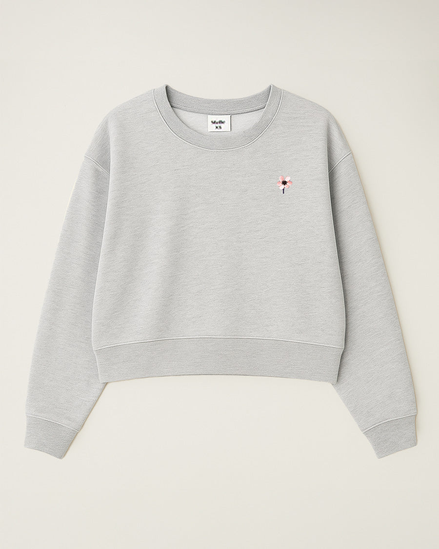 新品　T. japan sweat cropped tops スウェット　グレー 限定展開】BACK LOGO☆ PRINT SWEAT｜CONVERSE TOKYO