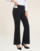 Outfit detail black women dress pants