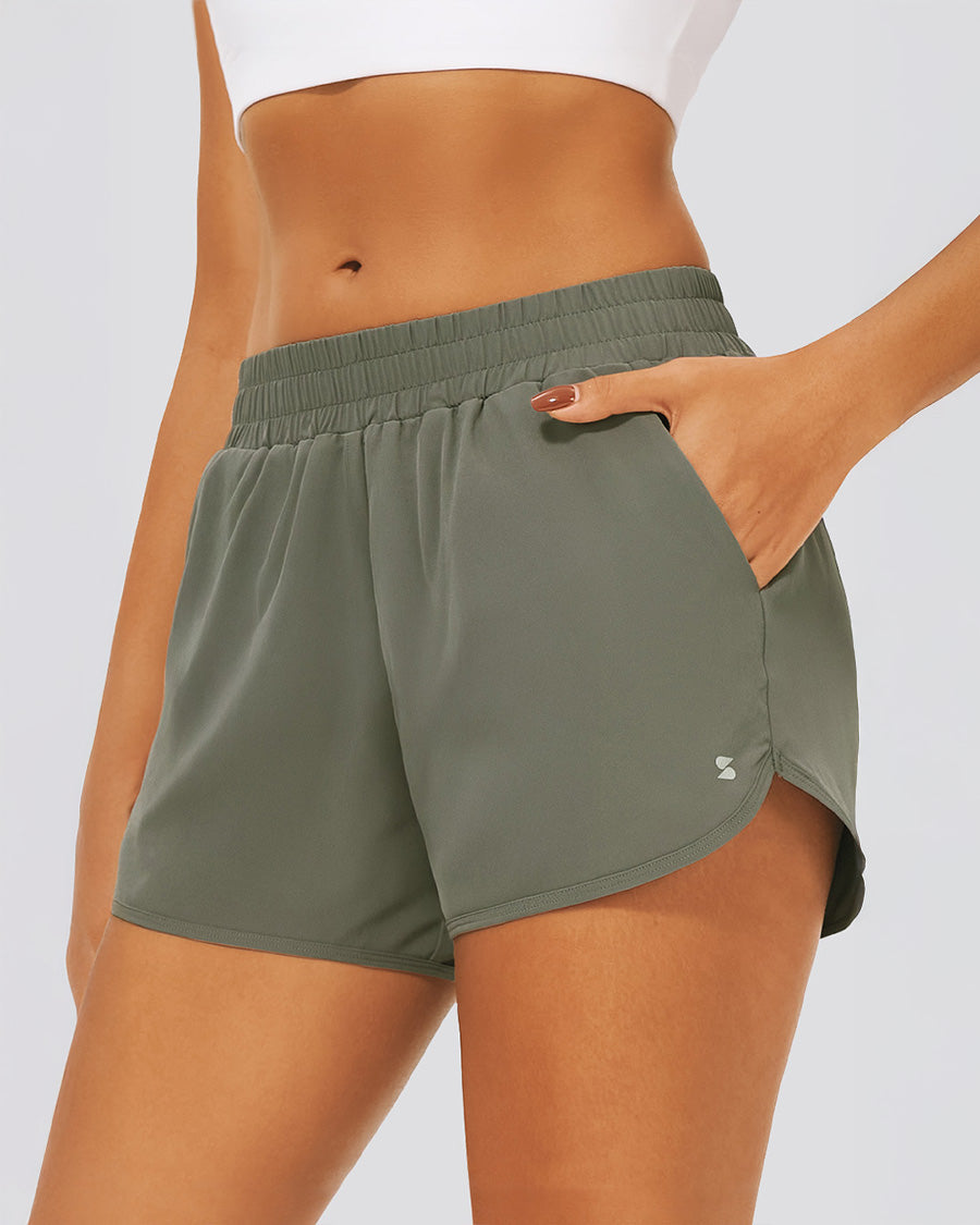 Green Ignite Running Shorts