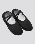 Black women ballet shoes Top view