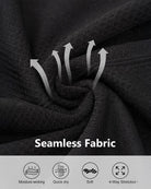 Black Seamless Short Sleeve Yoga Tops