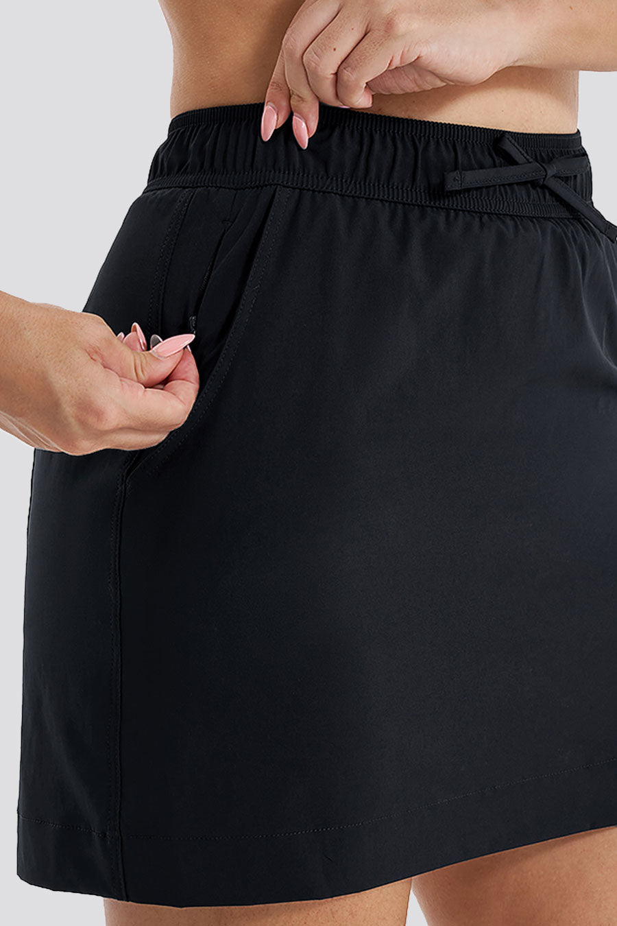 Black TrailTrek Hiking Skirt 16"