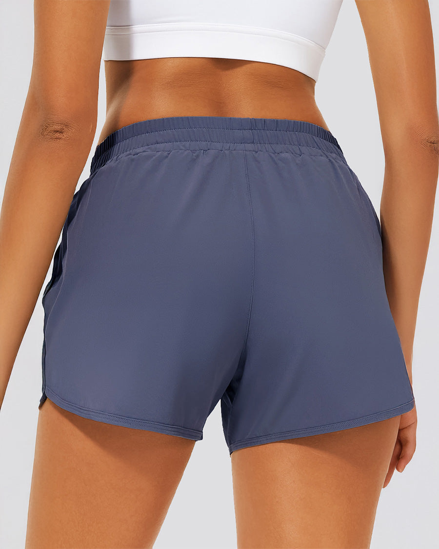 Grey Blue Ignite Running Shorts