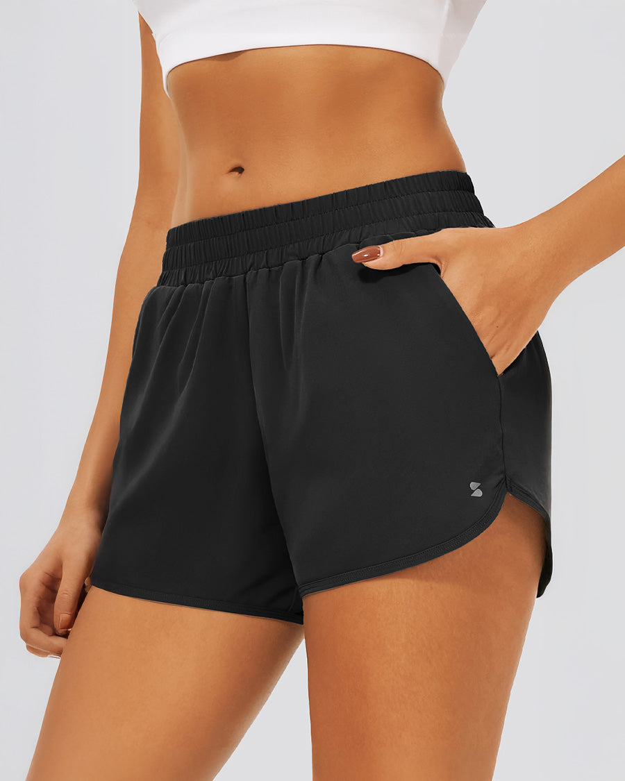 Black Ignite Running Shorts