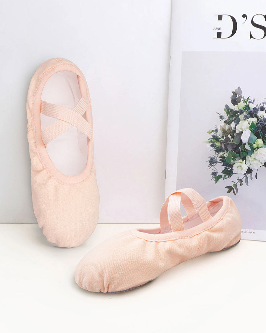Ballet Pink Adults Stretch Canvas Ballet Shoes