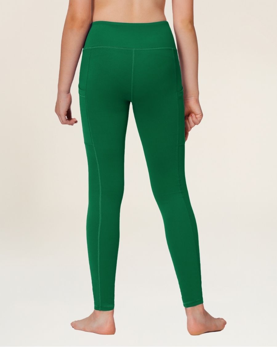 Evergreen Girls Athletic Leggings - View 3