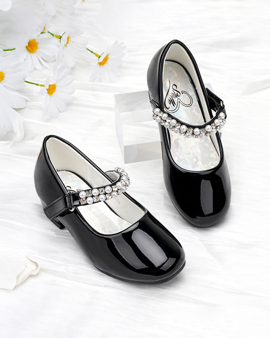 Black Mary Jane Shoes for Girls - Elegant & Comfortable