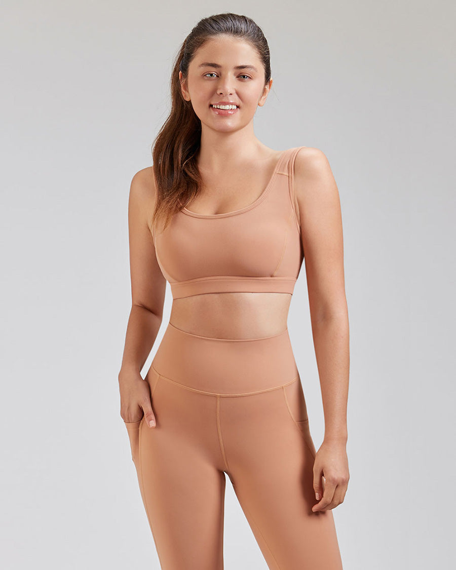 Autumn Clay SoftLuxe Elegance Sports Bra