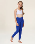 Cobalt Blue Girls Soft Yoga Leggings