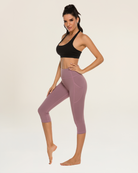 Dusty Lavender Capri Yoga leggings