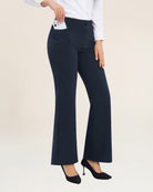 Navy Women Classic Dress Pant | Wide 31''