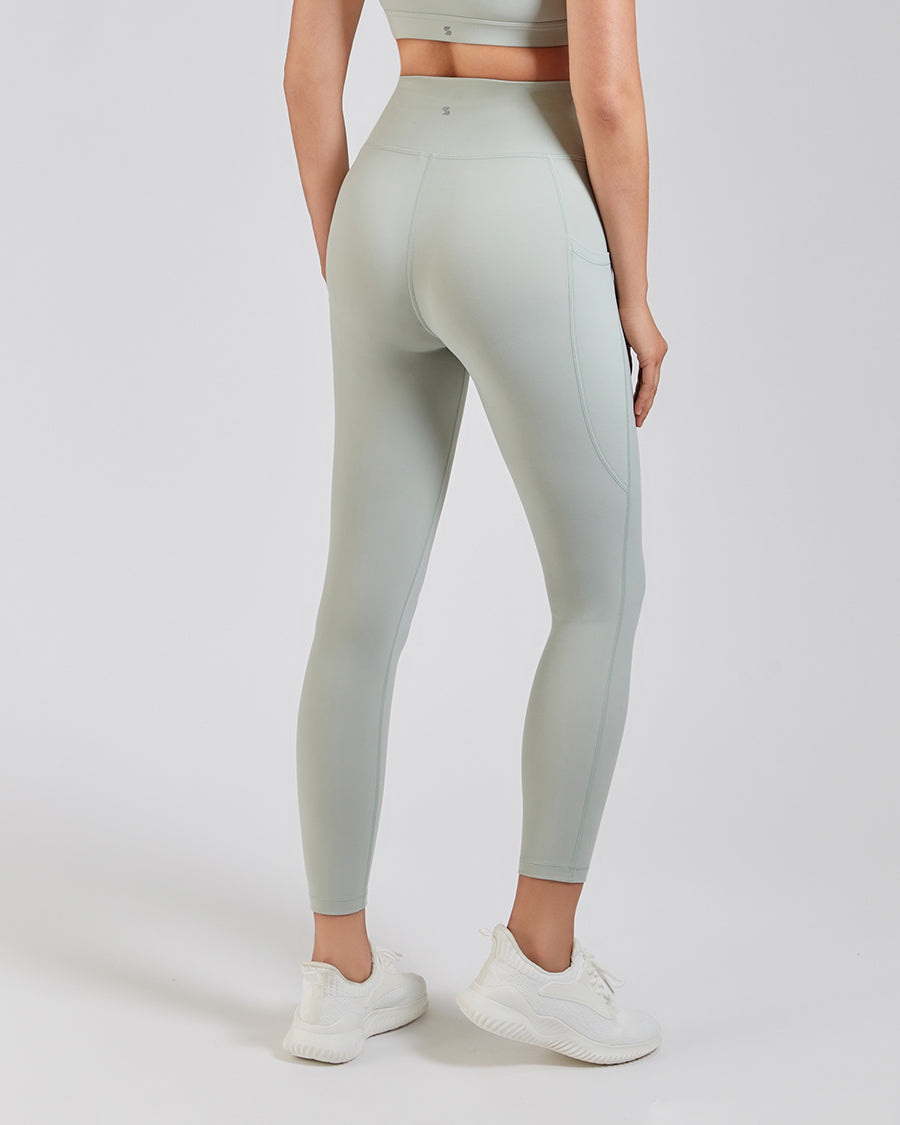 Mint Green SoftLuxe Yoga Pants with Pockets