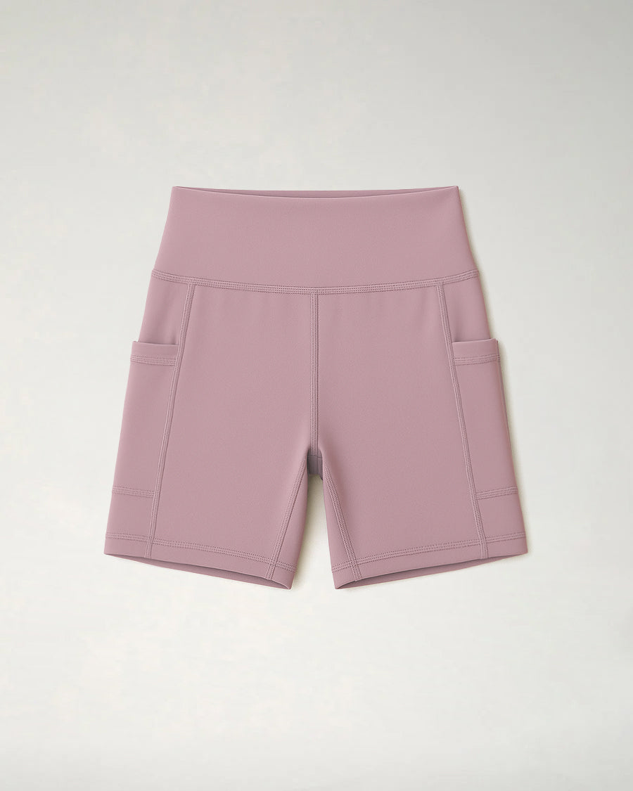 Pink Girls 4" Volleyball Ace Shorts