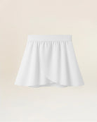 White Girls Chiffon Pull-On Skirt